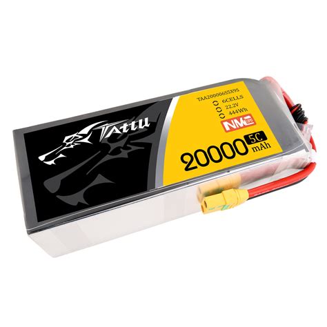 Tattu NMC 20000mAh 6S 5C 22 2V Lipo Battery Pack With XT90S Plug