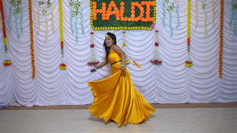 Haldi Dance Performance By Sister09022022 Youtube