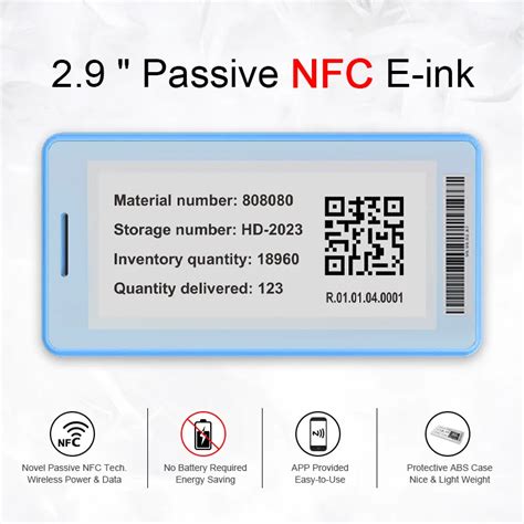 Picksmart Nfc Esl 2 9 Batteryless Smart Card Esl Electronic Shelf Label