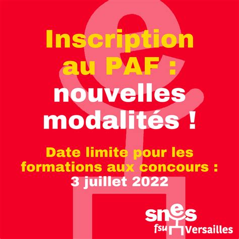 Snes Fsu Versailles On Twitter Formations Paf Des Nouveaut S Pour