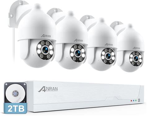 Anran Mp Poe Security Camera System Pcs Ptz Home Security Cameras