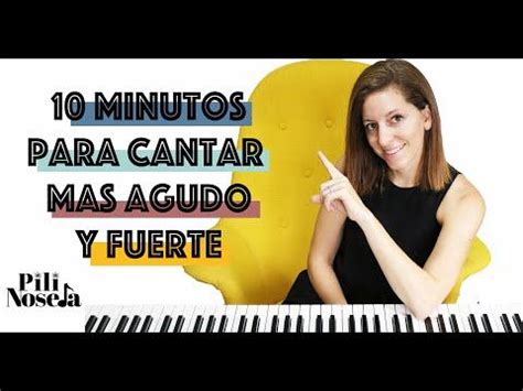 10 MINUTOS PARA CANTAR MÁS FUERTE Y MÁS AGUDO Clases canto Consejos