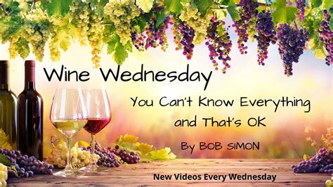 Wine Wednesday Youtube