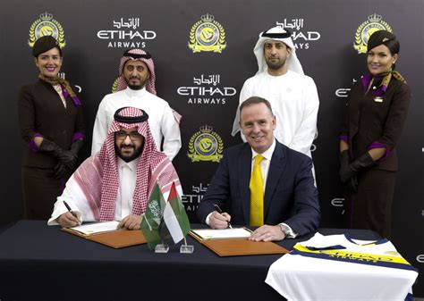 Etihad Airways Signs Shirt Sponsorship Deal With Saudis Al Nassr Fc