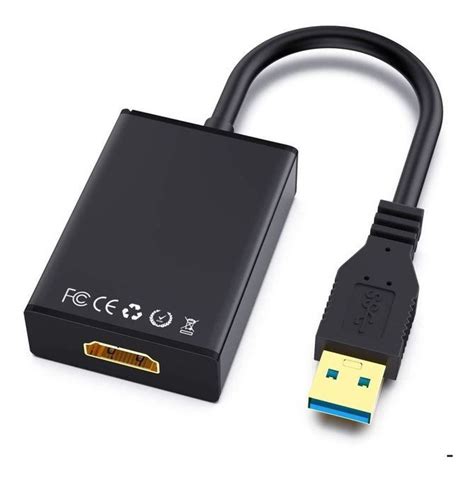 Cabo Adaptador Conversor Usb Macho X Hdmi Femea Opontoshop