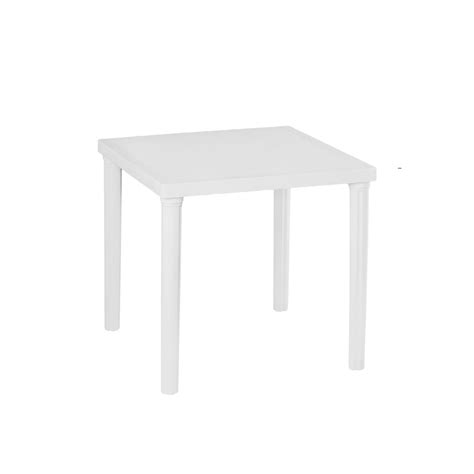 Mesa Plástica Voss 2000 Jamaica Blanco 75x75 Cm Easy