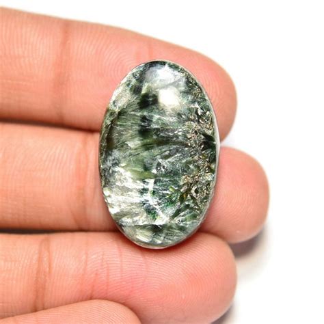 Seraphinite Cabochon Etsy