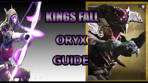 Kings Fall Oryx Guide Youtube