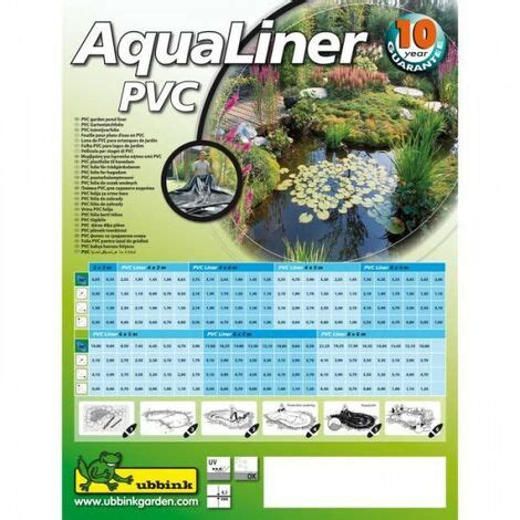 Ubbink B Che Pour Bassin Aqualiner X M Pvc Mm