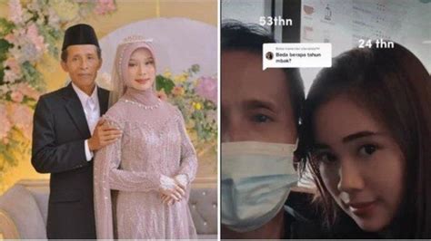 Viral Kakek Tahun Nikahi Wanita Muda Foto Pernikahan Curi Perhatian