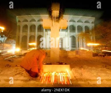 On Revolution Square where Nicolae Ceausescu made his final speech in ...