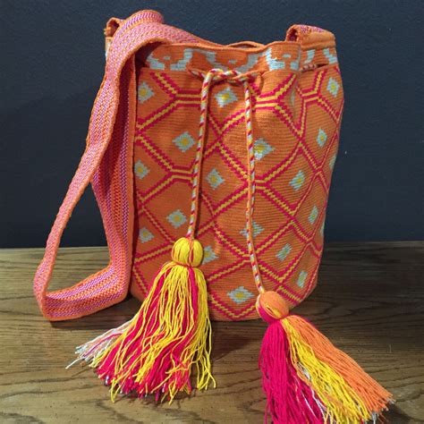 Authentic Wayu Single Thread Mochila Bag From Colombia