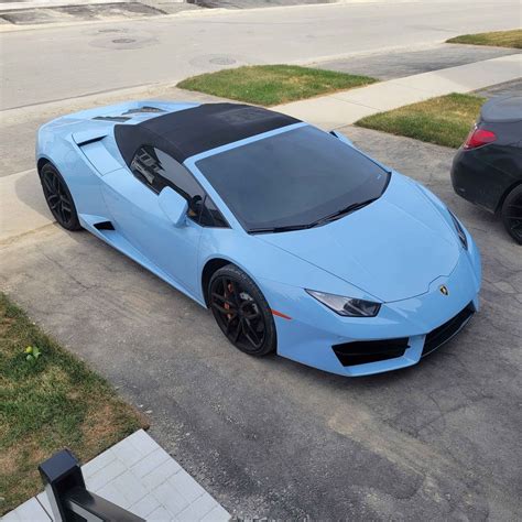 2017 Baby Blue Lamborghini Huracan Delivered To Its New Home ! [960x960 ...