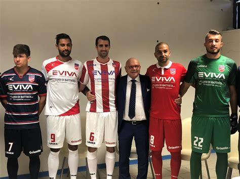 Serie C Eviva Nuovo Main Sponsor Del Teramo Calcio LE NUOVE MAGLIE