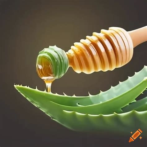 Image Of Aloe Vera And Honey On Craiyon