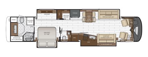 King Aire Floor Plan Options Newmar