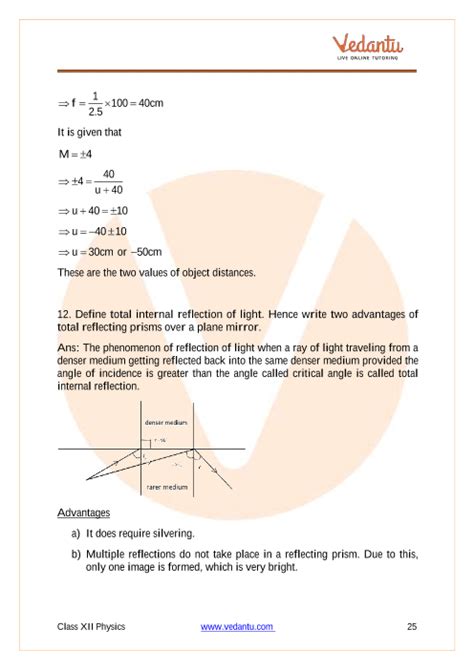 Cbse Class Physics Chapter Ray Optics And Optical Instruments