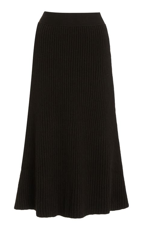 Ribbed Knit Wool Midi Skirt By Bottega Veneta Moda Operandi Bottega