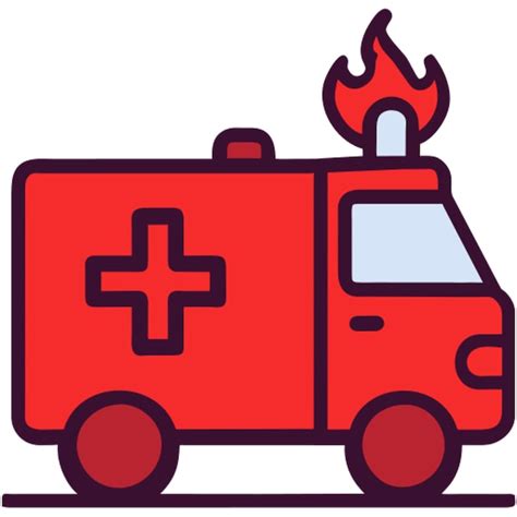 Premium Vector Illustrate A Red Fire Truck Icon Representing Safety