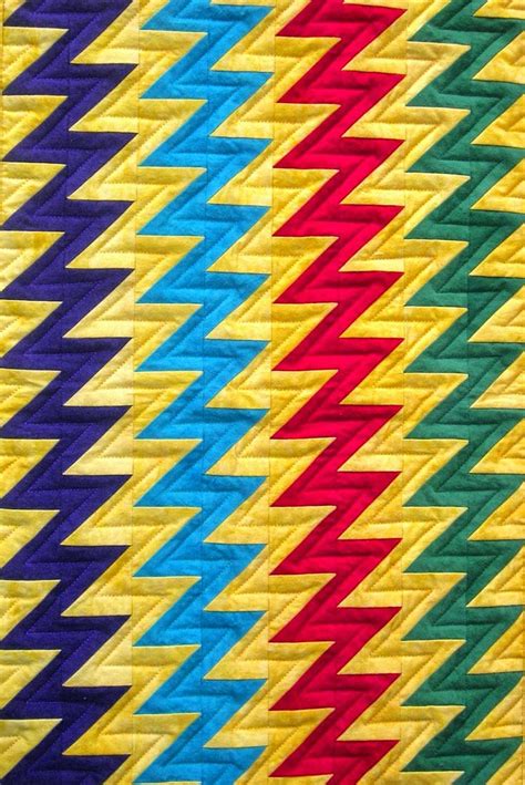 Patch Quilt Zig Zag Pattern