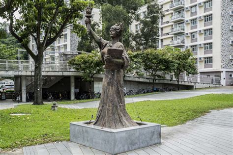 中大民主女神像、嶺大六四浮雕今被移走，台灣團體集資在台重建「六四恥辱柱」