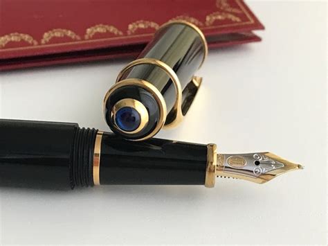 Cartier Cartier Diabolo Black Composite Gt Fountain Pen Vulpen