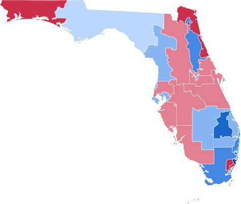 File:2000 Presidential Election in Florida by Congressional District.svg - Wikimedia Commons