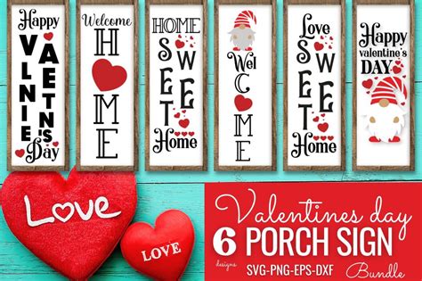 Valentines Day Porch Sign Bundle Graphic By Design S Dark Creative