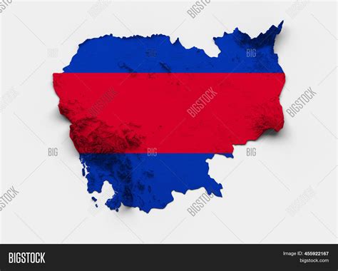 Cambodia Map Cambodia Image And Photo Free Trial Bigstock