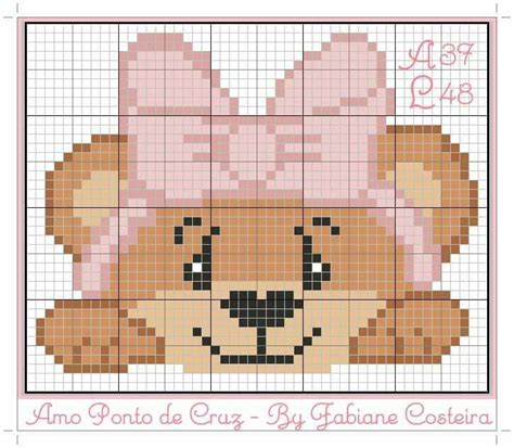 Pin De Debbie Mcbride Em Ponto Cruz Infantil Menina Urso Ponto Cruz