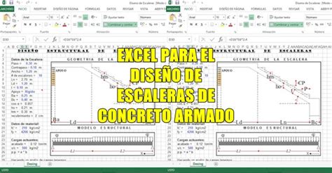 Excel Para El Dise O De Escaleras De Concreto Armado Ingenieria Civil