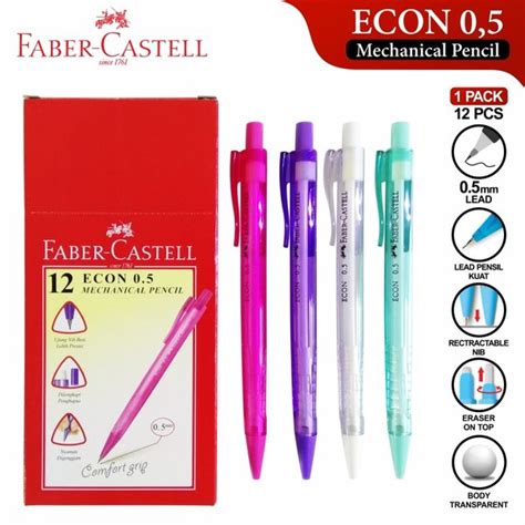 Jual Faber Castell Pensil Mekanik Econ Mechanical Pencil