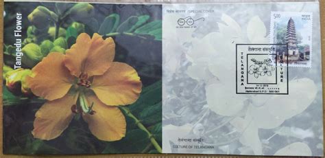 Culture of Telangana (Tangedu Flower) (Special Cover) - BidCurios