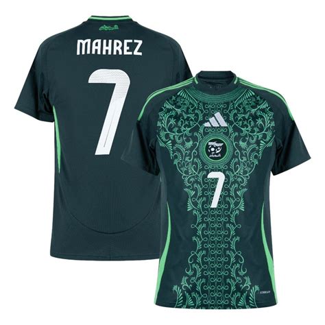 Maillot Algerie Exterieur Mahrez Foot Soccer Pro