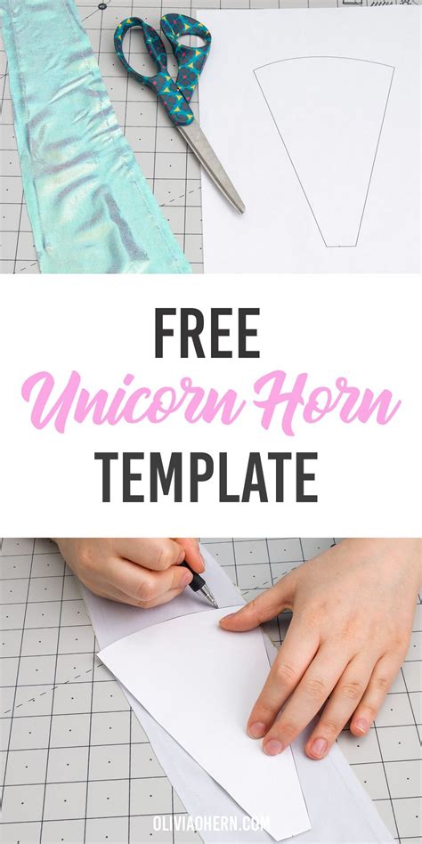 Unicorn Template Horn Printable Kids Entertainment