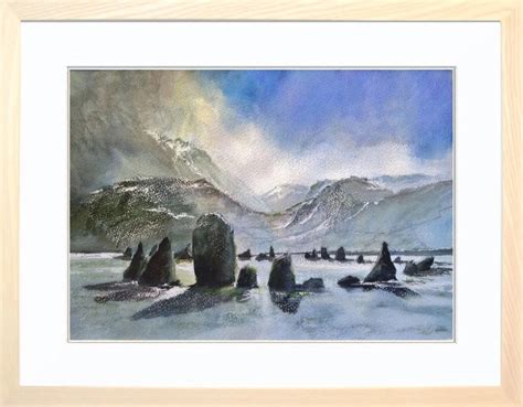 Castlerigg Stone Circle Cumbria Original Watercolour Painting