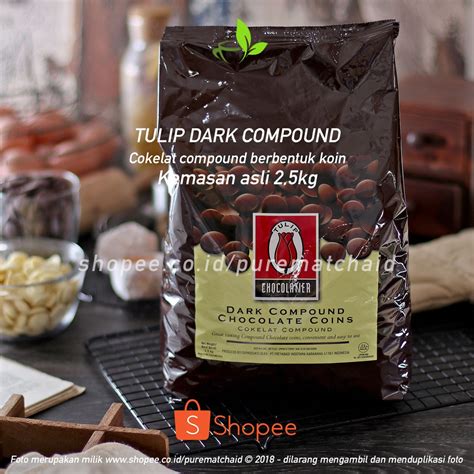 Jual Tulip Dark Chocolate Compound Coin 2 5kg Cokelat Tulip Coklat