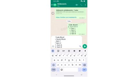 WhatsApp Introduces New Text Formatting Tools In Beta For Android