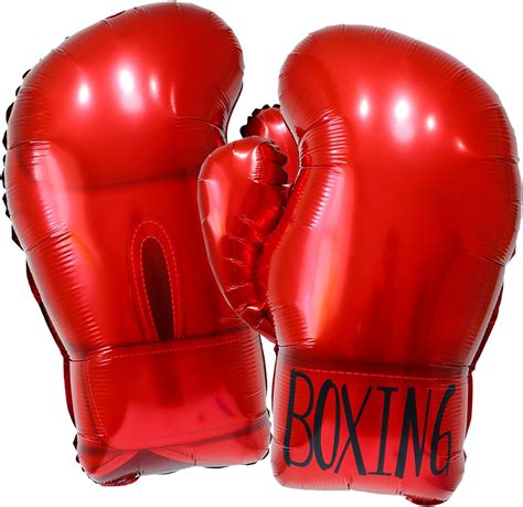 Amazon Synuo Boxing Gloves Balloon Red Boxing Gloves Birthday