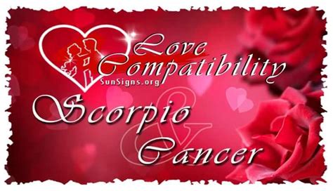 Scorpio Cancer Love Compatibility Sunsigns Org