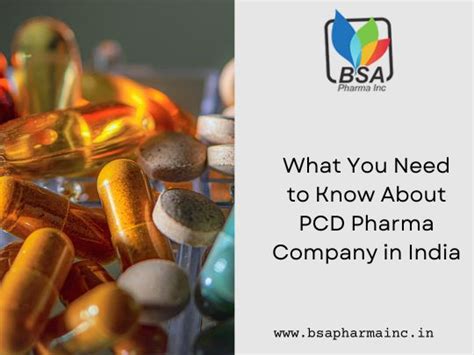 A Comprehensive Guide To Pcd Pharma Company In India