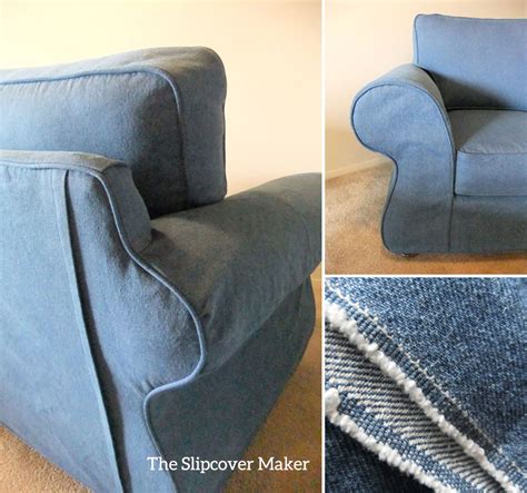 Indigo Denim Slipcover Ready For The Cottage The Slipcover Maker