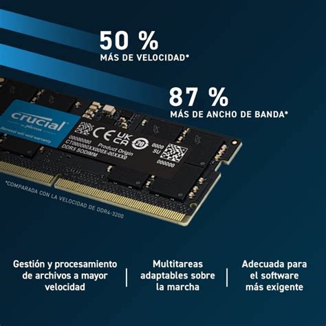 Crucial Ct G C S Ddr So Dimm Mhz Gb Cl Pccomponentes Pt