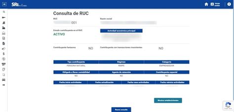 Sri Consulta De Ruc En Linea