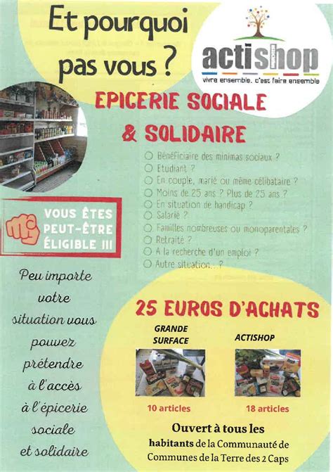 Actishop Epicerie Sociale Et Solidaire Commune D Ambleteuse