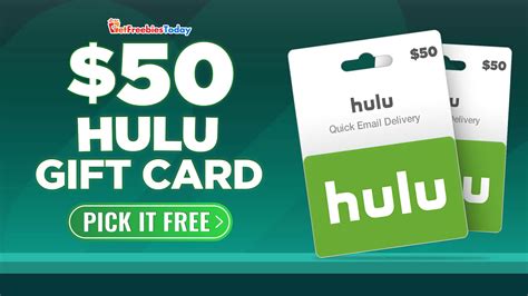 $50 hulu gift card – Get Freebies Today