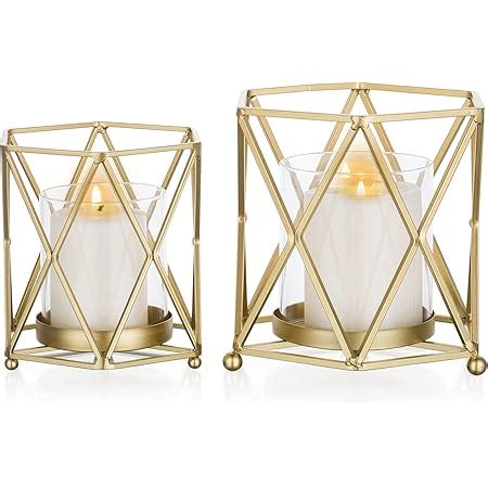 Amazon Sziqiqi Geometric Candle Holders For Pillar Candles Metal