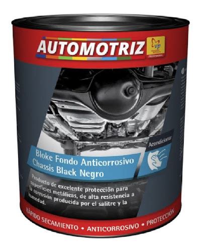 Fondo Anticorrosivo Chasis Negro Vp Gal N Gb Lg Mercadolibre