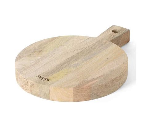 Tabla De Picar Redonda De Madera De X Pulgadas Gibson