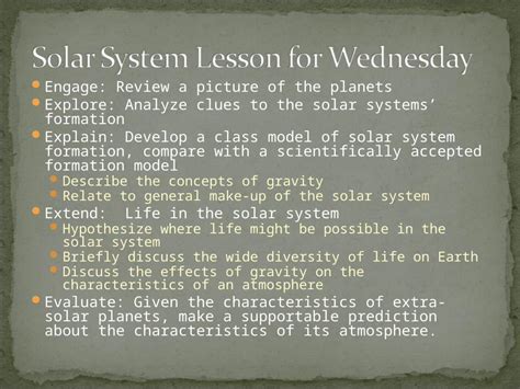 PPT Engage Review A Picture Of The Planets Explore Analyze Clues To